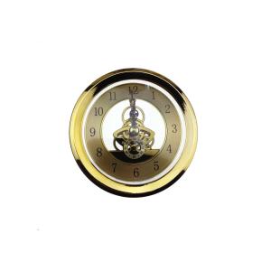 Durable Stainless Steel Skeleton Clock Movt With Plastic Back Cover