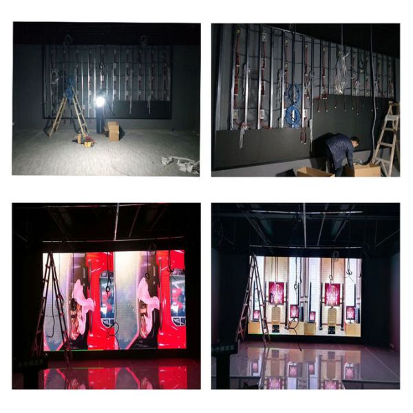 Unimaginable indoor LED screen build up a colorful world for rental using