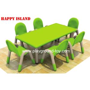 Quality Kindergarten PP Plastic Rectangular Table For Nursery School Children for sale