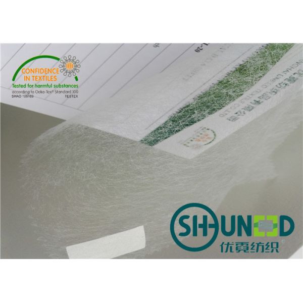 Buy PES Double Sided Fusible Bonding Web Dimension Stability Interfacing Fabric at wholesale prices