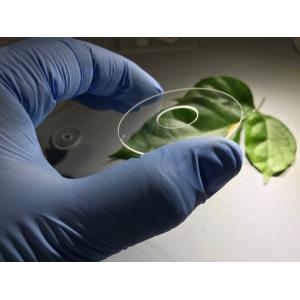 Circular Transparent Sapphire Optical Windows Quartz Material Customized