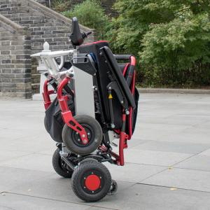 Foldable Motorized Folding Electric Wheelchair 6 km/hr Lightweight