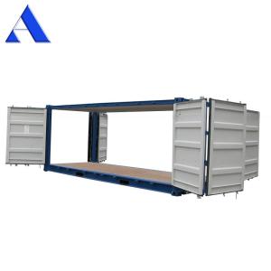 20ft Fully Side Opening Dry Cargo Shipping Container Plywood Floor Internal