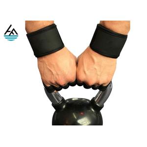 Waterproof Neoprene Weightlifting Wrist Wrap With Leather Hand Grip
