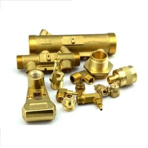 Customized CNC Brass Precision Turned Parts With ISO 9001 Certification