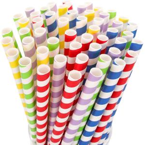 8mm Gift Seasonal BPA Free Customized Paper Straws