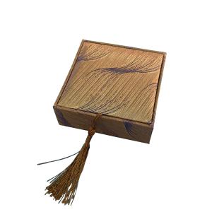 Wholesale Customized Luxury Satin Fabric Ring/Jewelry/Necklace Packaging Gift