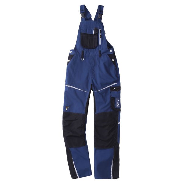 Buy Adjustable Braces Cotton Bib Pants With Reinforced Ruler Pocket at wholesale prices
