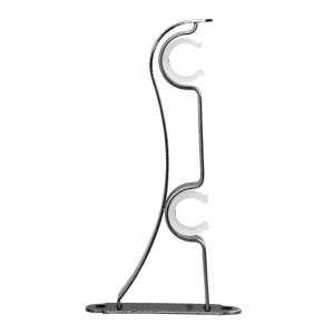 Stainless Steel Extendable Double Curtain Pole Brackets