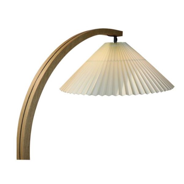 Creative Pleated Rattan Standing Lamp for bedroom living room