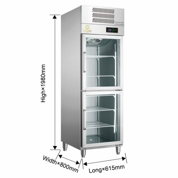 1200 Volume Industrial Refrigeration Equipment with Defogging Heater Tight Seal