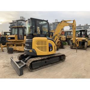 4 Cylinders 0.2cbm Bucket 40hp Used KOMATSU PC55 Digger