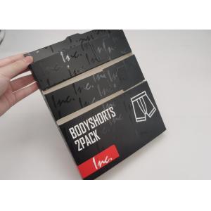 UV Printing Undergarments Packaging Box ISO9001 Approved For Mens Panties