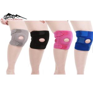 Adjustable Elasticity Neoprene Knee Support Brace Breathable For Sport Protection