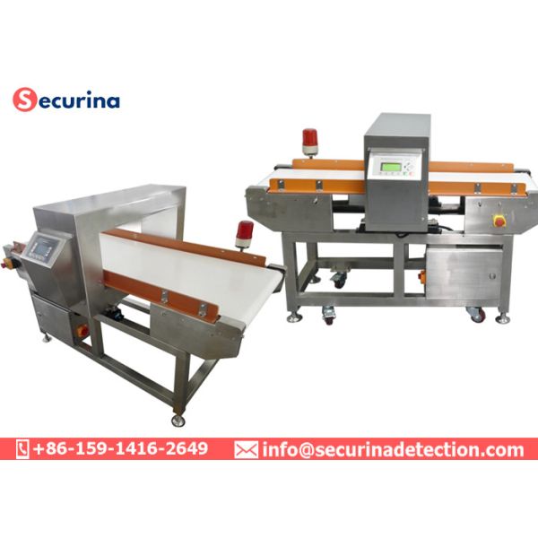 Fe SUS Industrial Metal Detector Conveyor LCD Screen For Food Processing