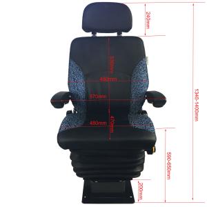 Quality Mechanical Suspension Electronic Control Equipment Operating Console Operator Seat for sale
