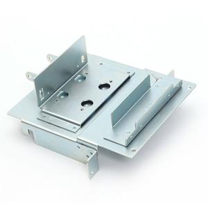 Galvanized Metal Bracket Manufactured with Customization Option and CNC Stamping