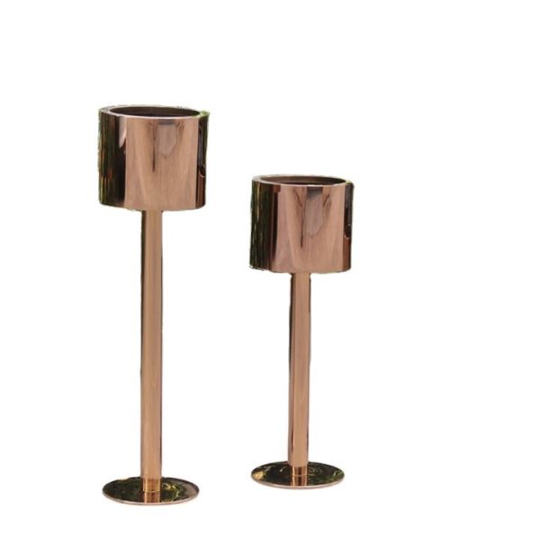Buy Metal iron casting flower stand planter pot with stand at wholesale prices
