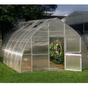 3*6*2m Aluminum Polycarbonate Sheet Greenhouse Single Span