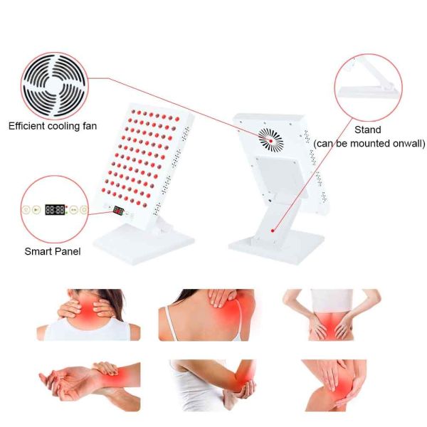 Home Red Light Therapy Device 400W 80pcs LED Customized 660nm 850nm