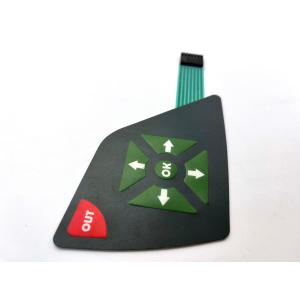Key Pad Instrument Membrane Switch Panels With 2.54MM Pitch Female Connector