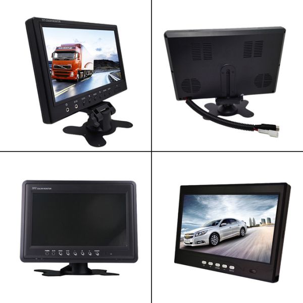 7-inch Mirror Electric Screen Display Rearview Dash Cam Video Monitor Portable