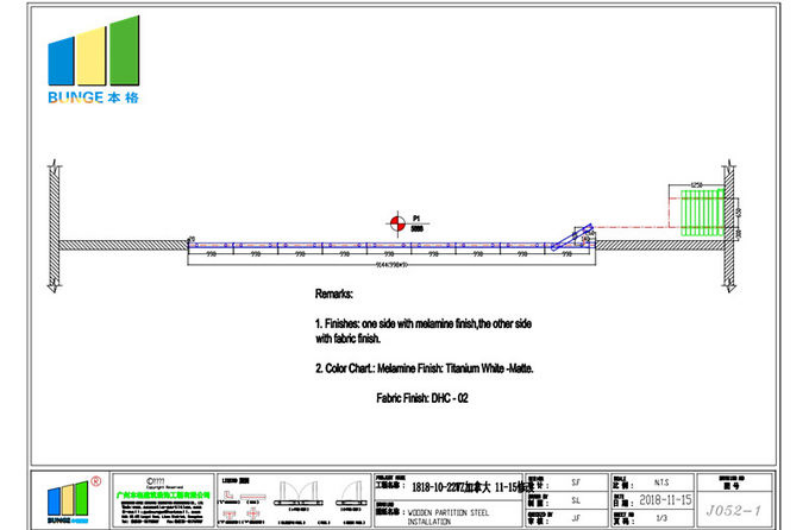 Sliding Door Movable Acoustic MDF Sound Proof Partition Walls For Conference Hall