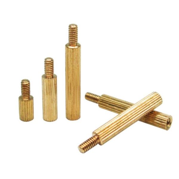 Buy Male Female Round Brass M2 Knurled Standoff Anodized at wholesale prices