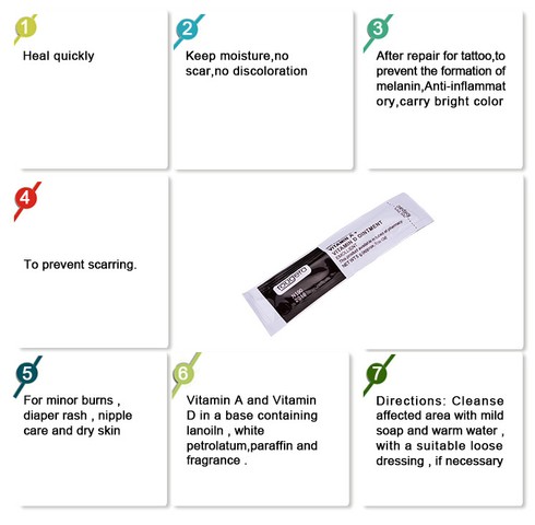 Fougera Vitamin Ointment 5G A And D Anti Scar Permanent Makeup Equipment