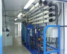 Waste Water Purifier Plant Machine , SS RO Plant With Portable Diesel Generator