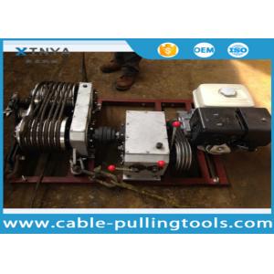 Double Drum Honda Gasoline Cable Winch Puller Winch With 5T Load Capacity , 7