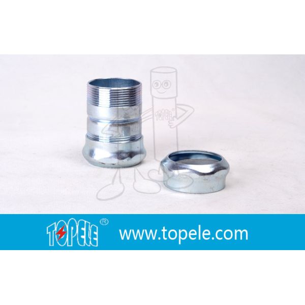 Buy Zinc Plated Steel   , electrical connector Pipe Fittings EMT Coupling 1/2 Inch To 4 Inch at wholesale prices