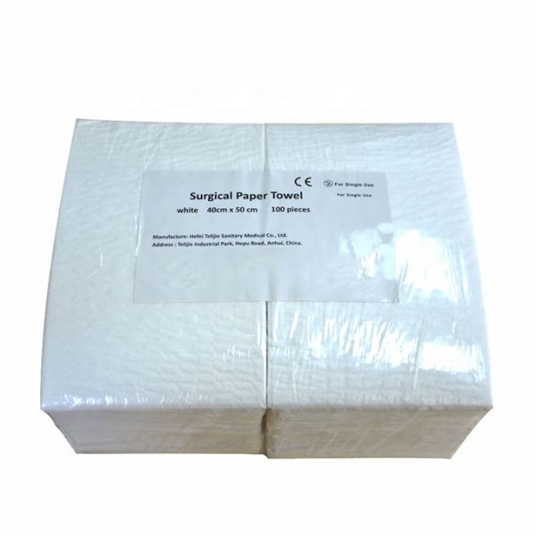 ISO13485 65gsm Sustainable Scrim Reinforced Paper Towels