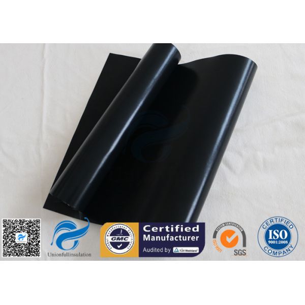 Silicone Non Stick Baking Mat PTFE BBQ Grill Mat 15.75X13" Black Reusable