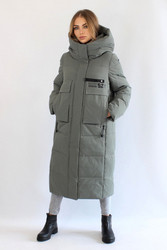 FODARLLOY F21163 Ladies Warm Hooded Cotton-padded Clothes Women Slim Long Winter