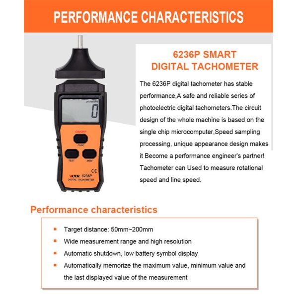 VICTOR 6236P Multifunction Environment Meters