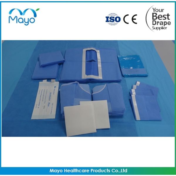 Buy Laparotomy Abdominal Drape Pack With CE ISO FDA Approval at wholesale prices