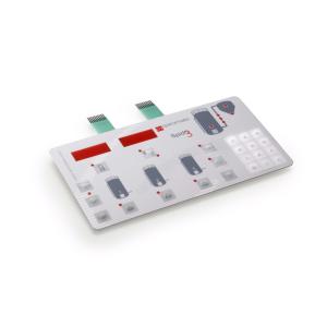 Quality Flexible Tactile Membrane Switch Keypads With Double Circuits Layer And Static Grid for sale
