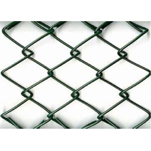 chain link wire mesh fence PVC coated