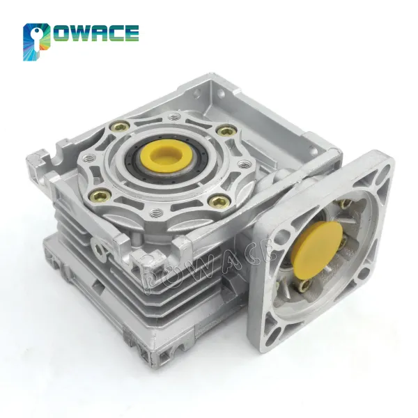 NMRV050 Square Worm Reduction Gearbox Input Holes 25mm Stepper Motor