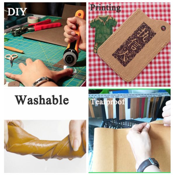 Environment Friendly White Washable Kraft Paper For DIY decorations