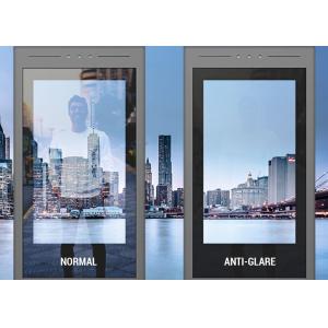 Flat Surface Single Side 4mm Digital Billboards Non Glare Glass
