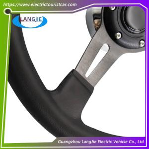 Golf Cart Club Car DS Black Round Steering Wheel Black