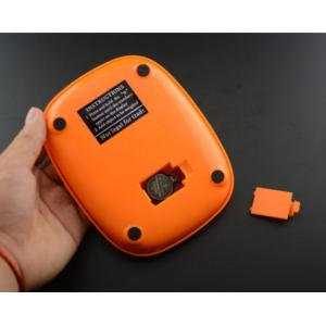 White / Orange High Precision Kitchen Scale 5kg Max Capacity