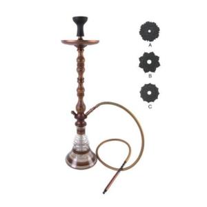 Quality RoHS Transparent Aluminum Shisha For Heating Tobacco for sale