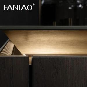 Wholesale Custom Kitchen Cabinet Melamine Luxury Villa Kitchen Cabinet