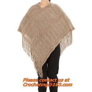 Crochet Scarf Women Pashmina Fur Designer Wrap Scarf Handmade Crocheted