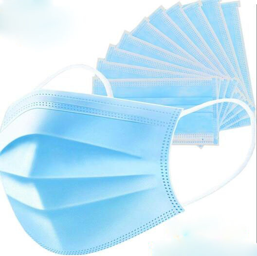 Buy Nose Clip 3 Layer Disposable Non Woven Face Mask at wholesale prices