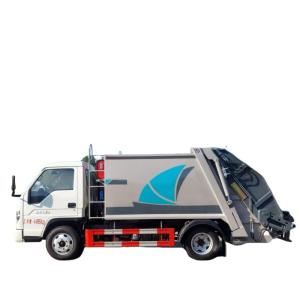 4x2 6 Wheels 5cbm Foton Mini Garbage Compression Truck with Manual Transmission