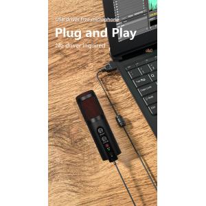 Wired Cardioid USB Desktop Microphone With Mute Button GESTTON